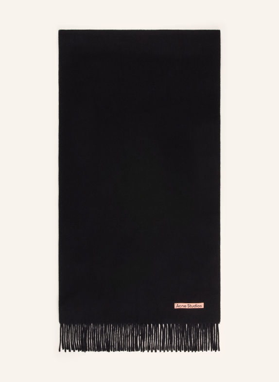 Acne Studios eșarfă NEGRU