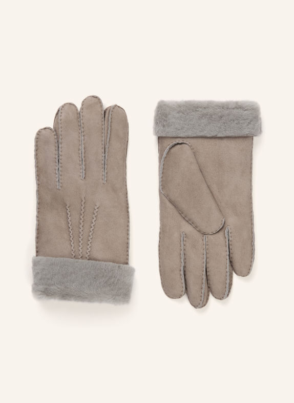 KESSLER Leren handschoenen ILVY LICHTGRIJS