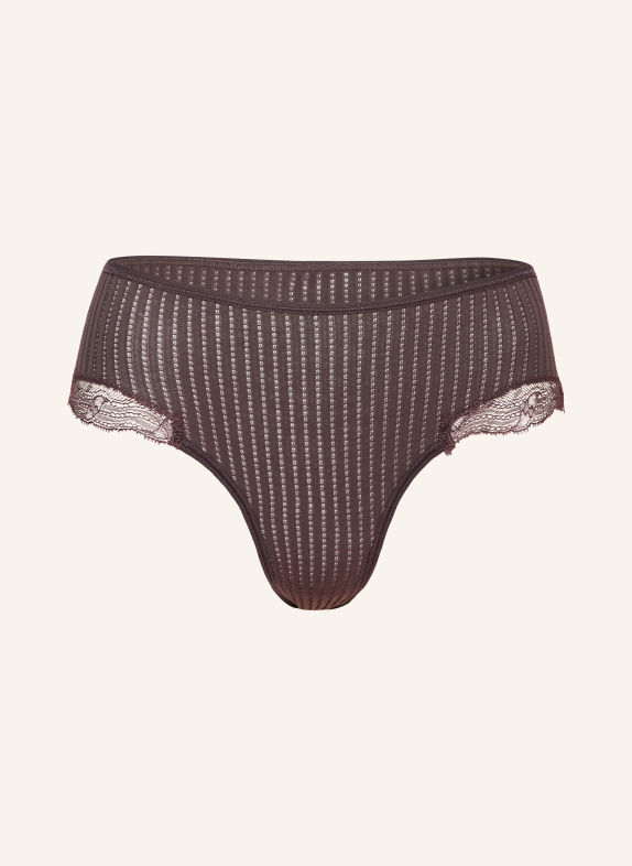zimmerli Bokserki MAUDE PRIVÉ CIEMNOBRĄZOWY