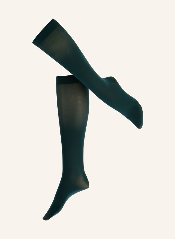 ITEM m6 Delikatne podkolanówki KNEE-HIGH TRANSLUCENT 30 CONSCIOUS 237 petrol