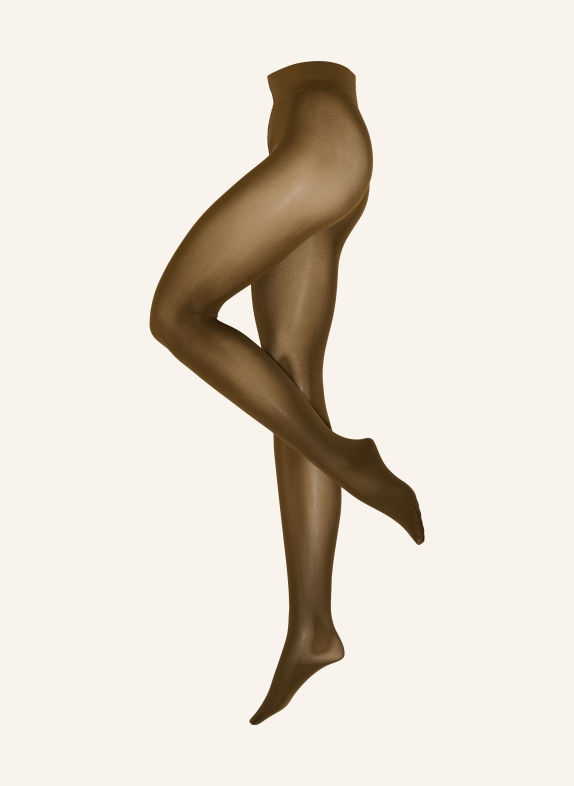 Wolford Rajstopy cienkie VELVET DE LUXE 66 KOMFORT 6615 olive dust