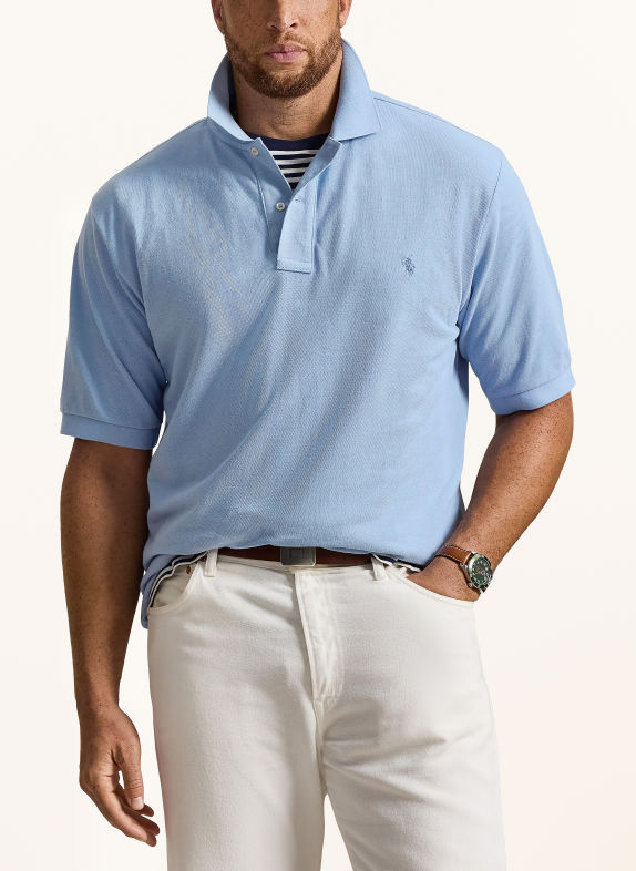 POLO RALPH LAUREN Big & Tall Polo piqué BLEU CLAIR