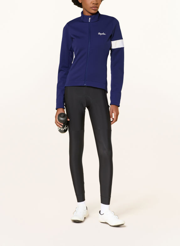 Rapha Softshellová cyklistická bunda TMAVĚ MODRÁ / BÍLÁ