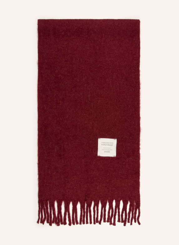 American Vintage Miska ZINACO CIEMNOCZERWONY