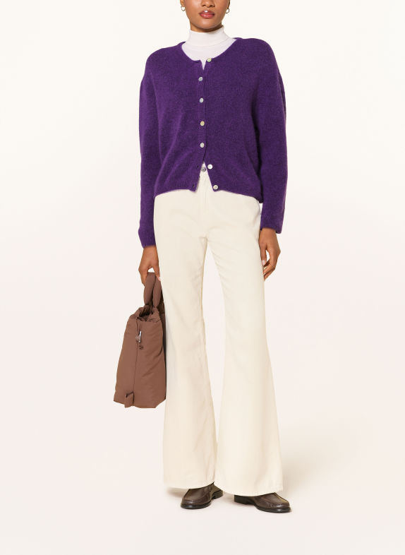 American Vintage Cardigan en alpaga LILAS