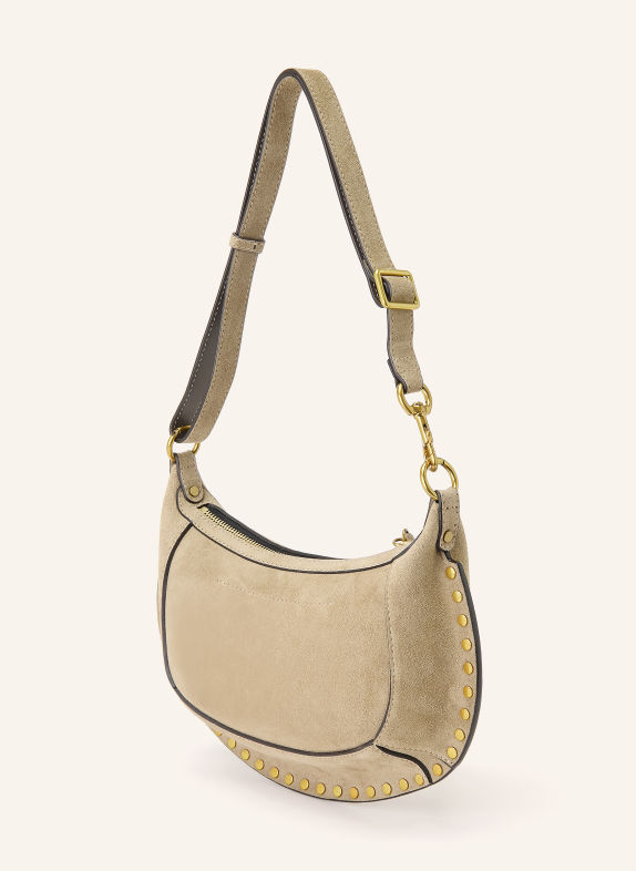 ISABEL MARANT Umhängetasche OSKAN MOON BEIGE / GOLD