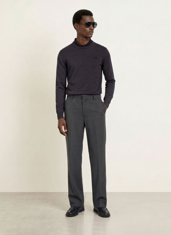 LACOSTE Pullover DUNKELGRAU
