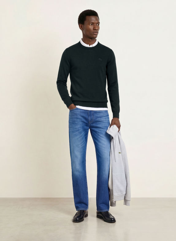 LACOSTE Pullover DUNKELGRÜN