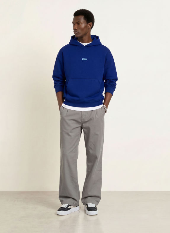 HUGO Hoodie NAZARDO DONKERBLAUW
