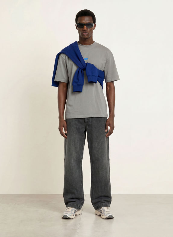 HUGO Tricou NALONO GRI ÎNCHIS