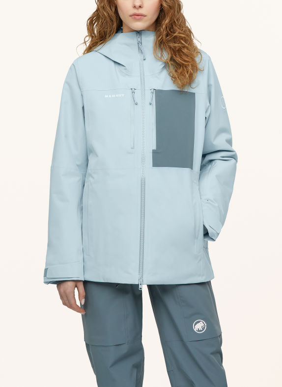 MAMMUT Veste de ski STONEY BLEU CLAIR