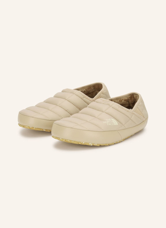 THE NORTH FACE THERMOBALL™ TRACTION slippers with faux fur TAUPE