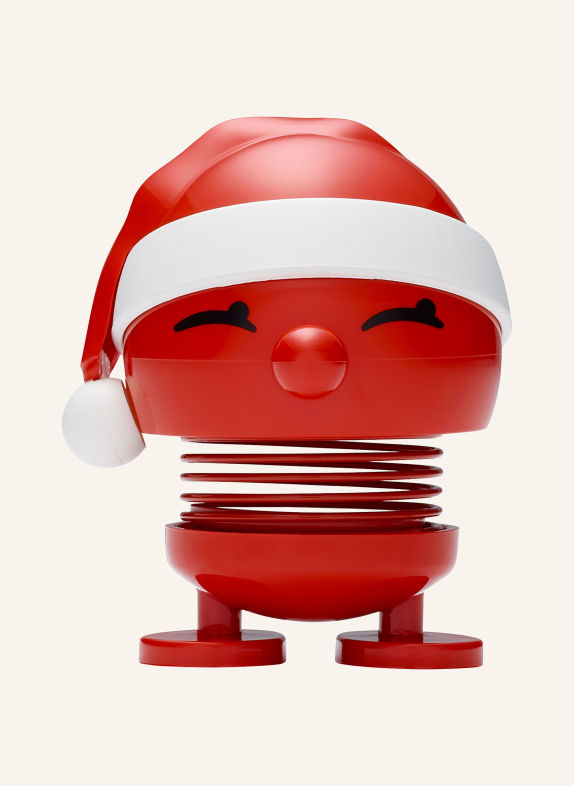Hoptimist Decoratiefiguur SANTA BIMBLE SMALL ROOD / WIT / ZWART