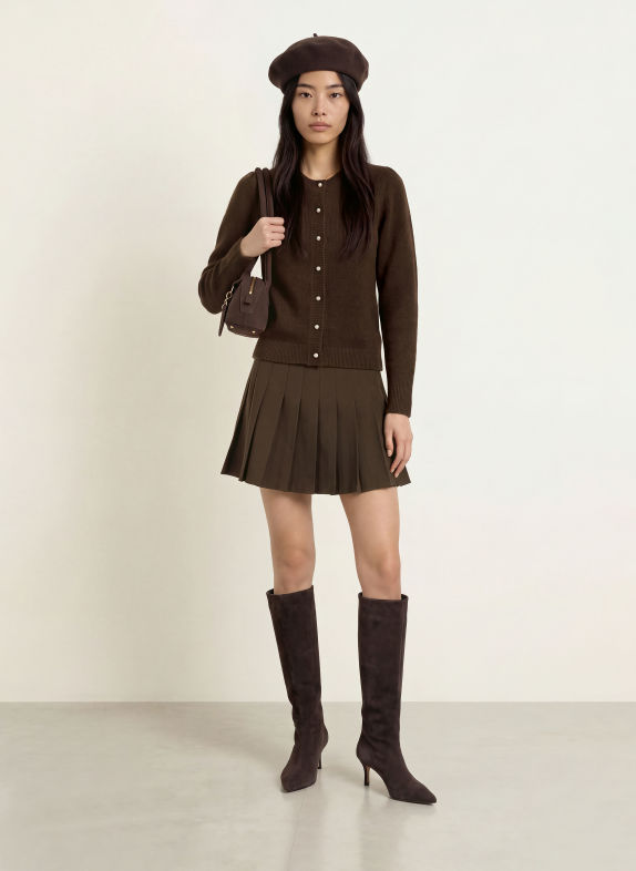 NEO NOIR Strickjacke NUNA DUNKELBRAUN