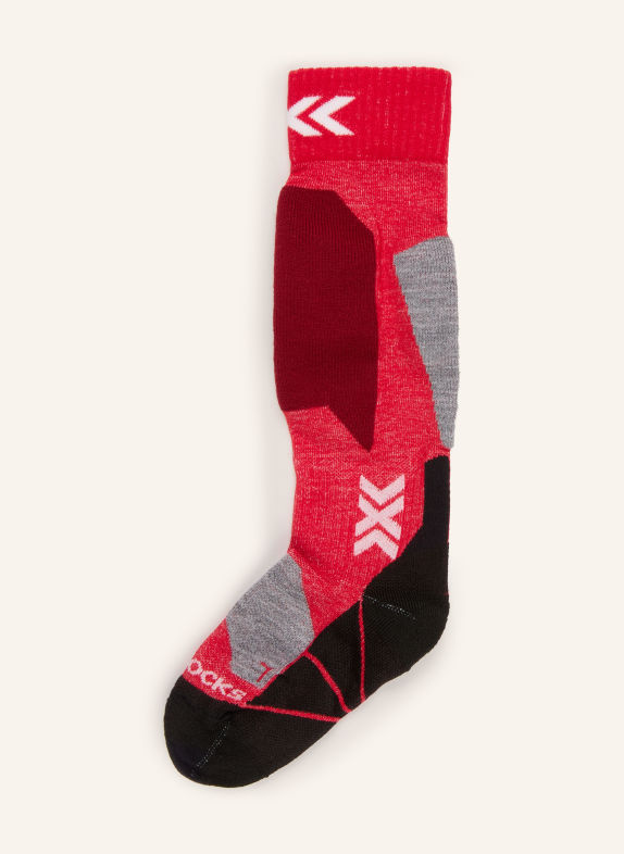 X-SOCKS Chaussettes de ski SKI DISCOVER ROUGE / ROUGE FONCÉ / NOIR