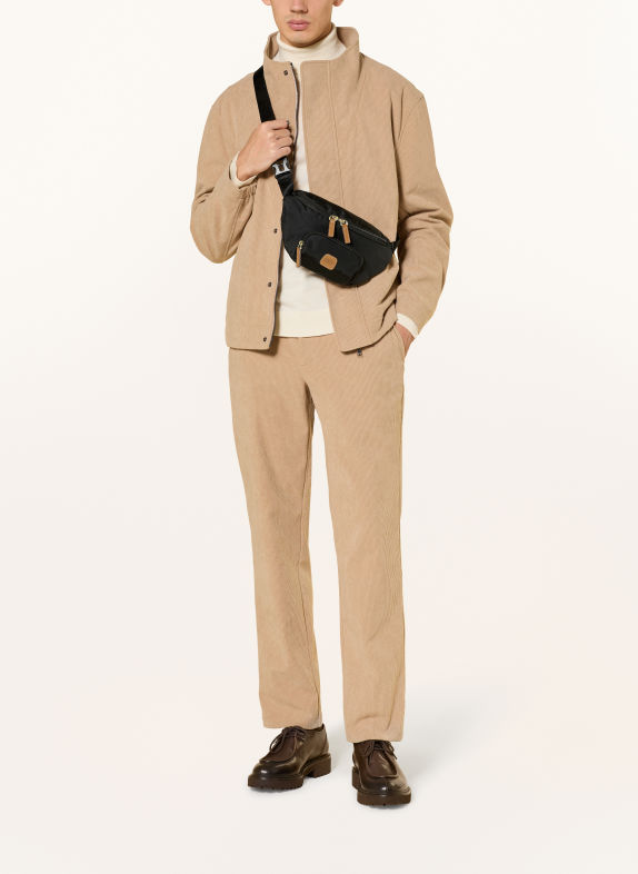 BRIC'S Waist bag MARSUPIO BLACK / GOLD / BROWN