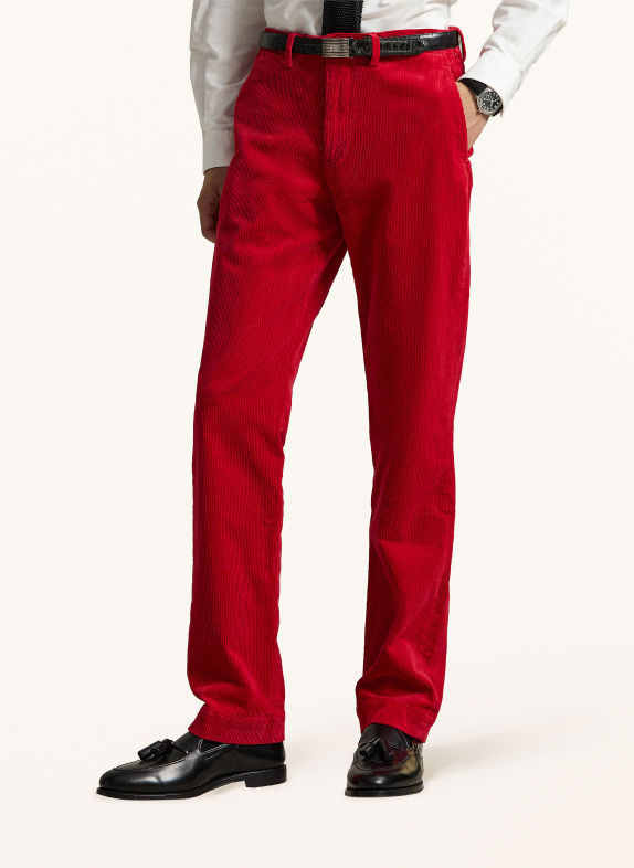 POLO RALPH LAUREN Cordchino Stretch Straight Fit RED