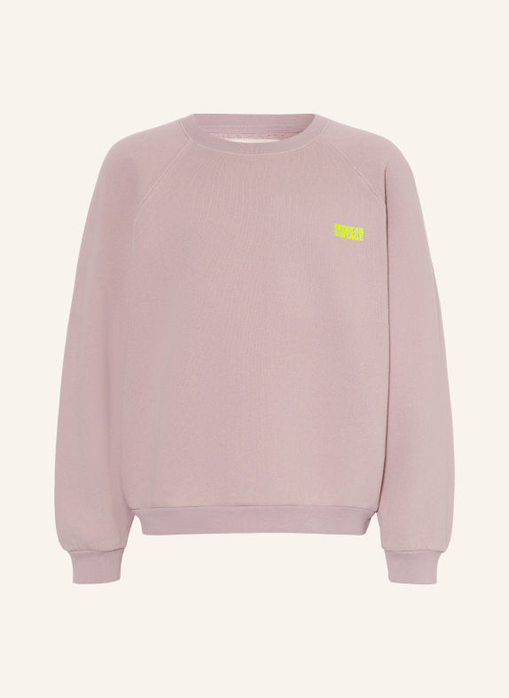 American Vintage sweat-shirt ROSÉ / JAUNE FLUO