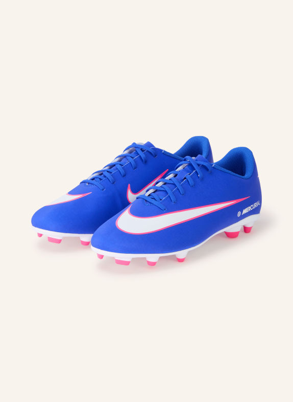 Nike Fußballschuhe VAPOR 16 CLUB FG/MG BLAU / NEONPINK / WEISS