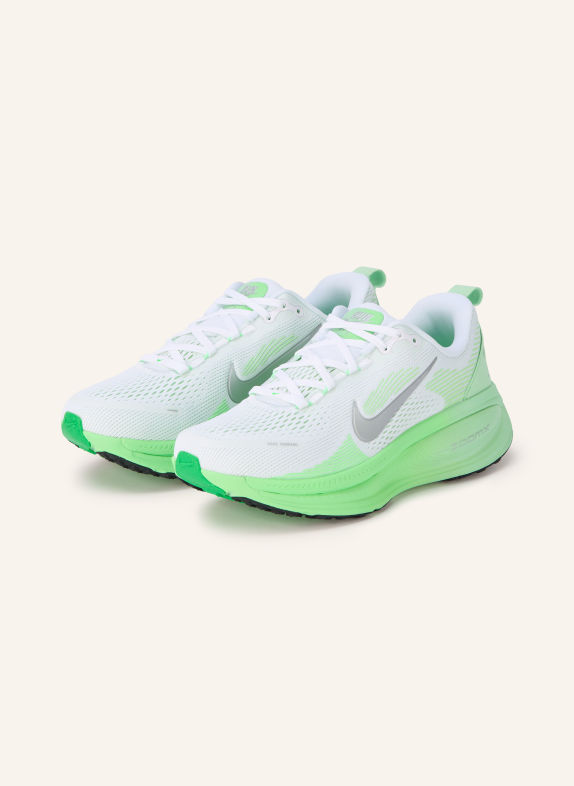 Nike VOMERO 18 running shoes WHITE / SILVER / NEON GREEN