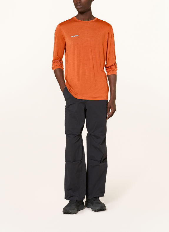 MAMMUT Longsleeve TREE WOOL FL ORANJE