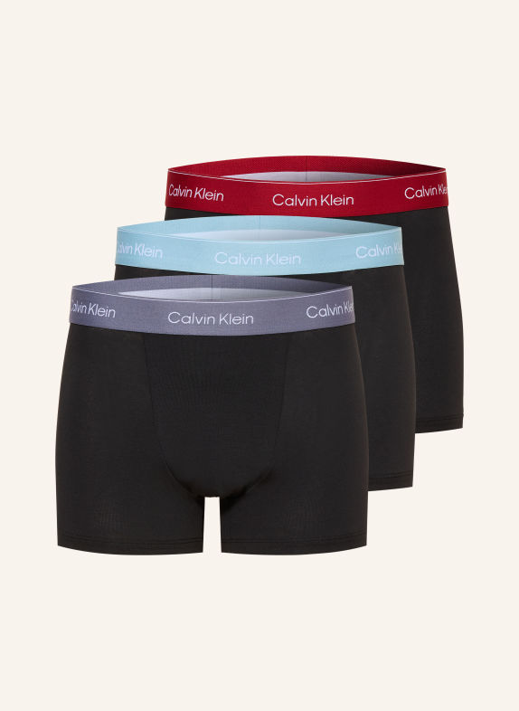 Calvin Klein 3er-Pack Boxershorts ICON COTTON Relaxed Fit SCHWARZ