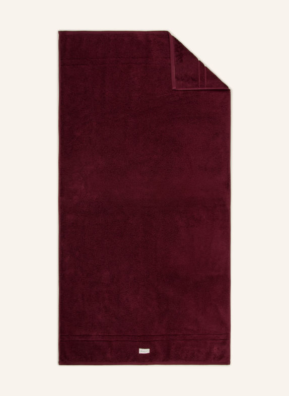 GANT HOME Duschtuch DUNKELROT