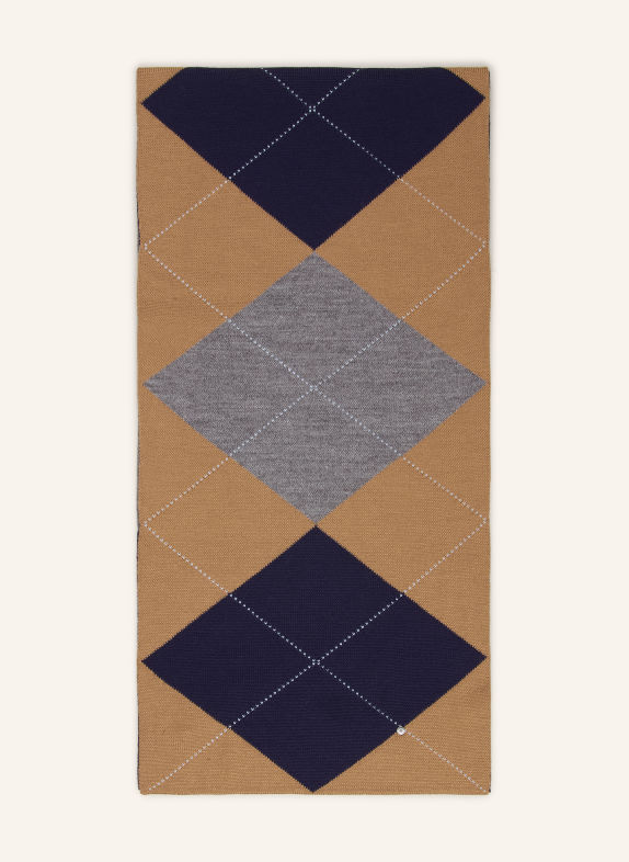 Burlington Scarves DARK BLUE / CAMEL / GRAY