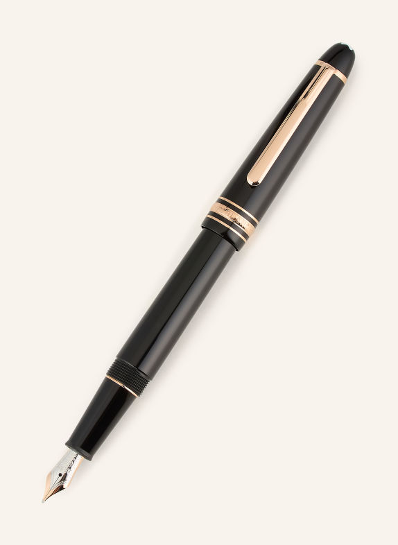 MONTBLANC Pióro wieczne MEISTERSTÜCK CZARNY / RÓŻOWOZLOTY