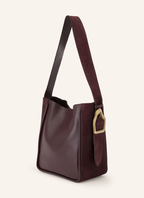 CALA JADE Schultertasche MASAGO DUNKELROT / GOLD