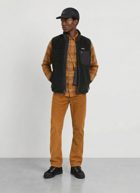 patagonia Funktionsweste CLASSIC RETRO-X® SCHWARZ