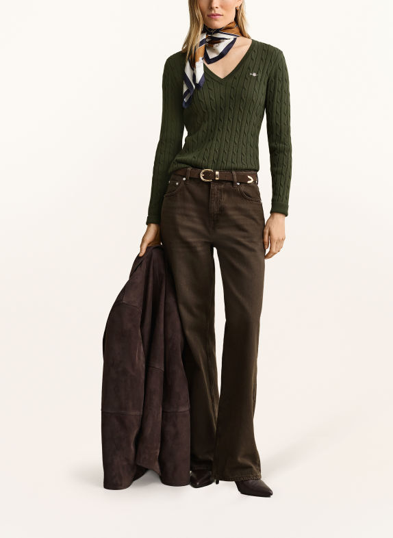 GANT Pullover DUNKELGRÜN