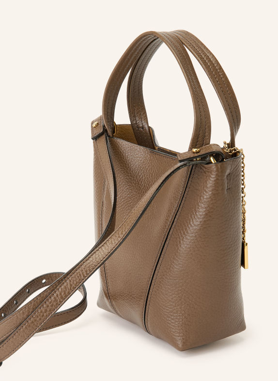 Chloé Sac à bandoulière SPIN 20U Smoked Brown