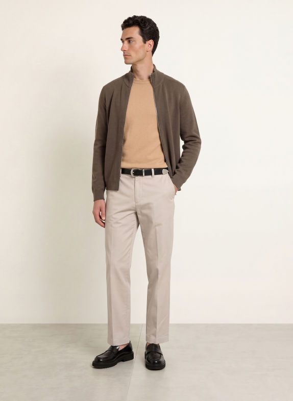 JOOP! JEANS Pullover LAURELOR HELLBRAUN