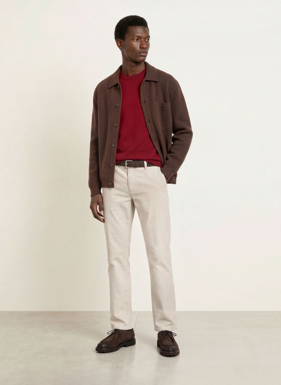 JOOP! JEANS Pullover LAURELOR DUNKELROT