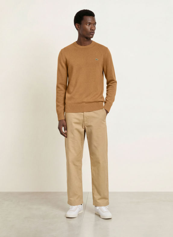 LACOSTE Pullover CAMEL