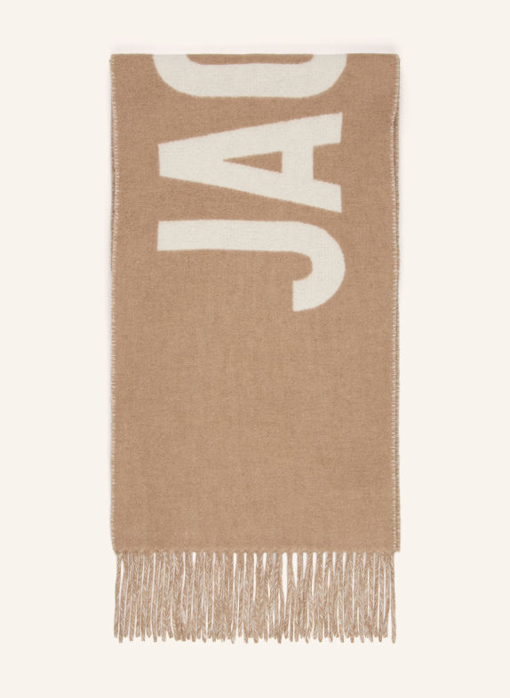 JACQUEMUS L'ECHARPE JACQUEMUS Scarf TAUPE / CREAM