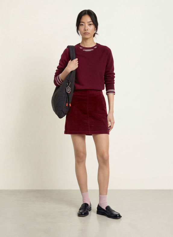Marc O'Polo DENIM Sweter CIEMNOCZERWONY