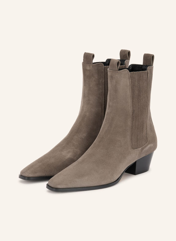 Aeyde Bottines AGATA TAUPE