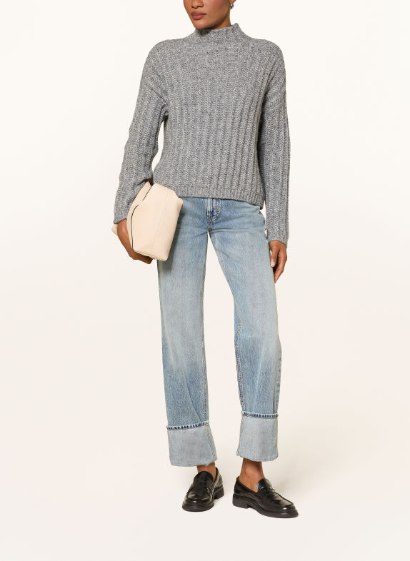 HUGO Sweater SAFINEYNY GRAY