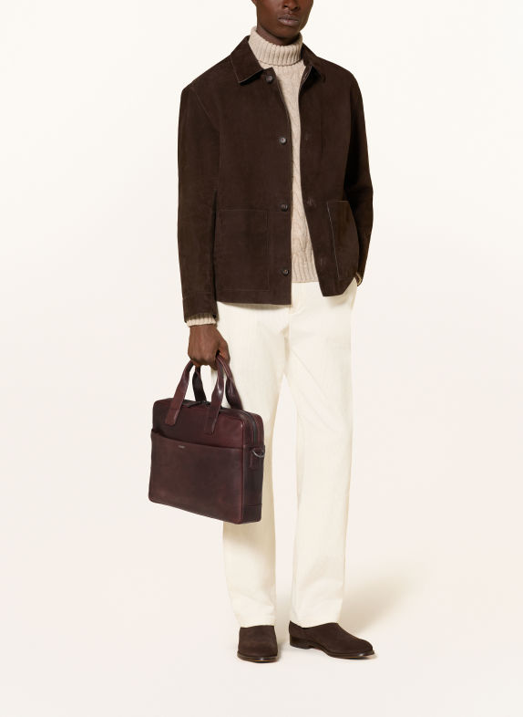 JOOP! Laptop-Tasche PANDION DUNKELBRAUN / PLATIN