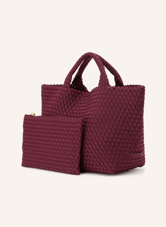 Naghedi Sac à main ST BARTHS MEDIUM avec pochette ROUGE FONCÉ