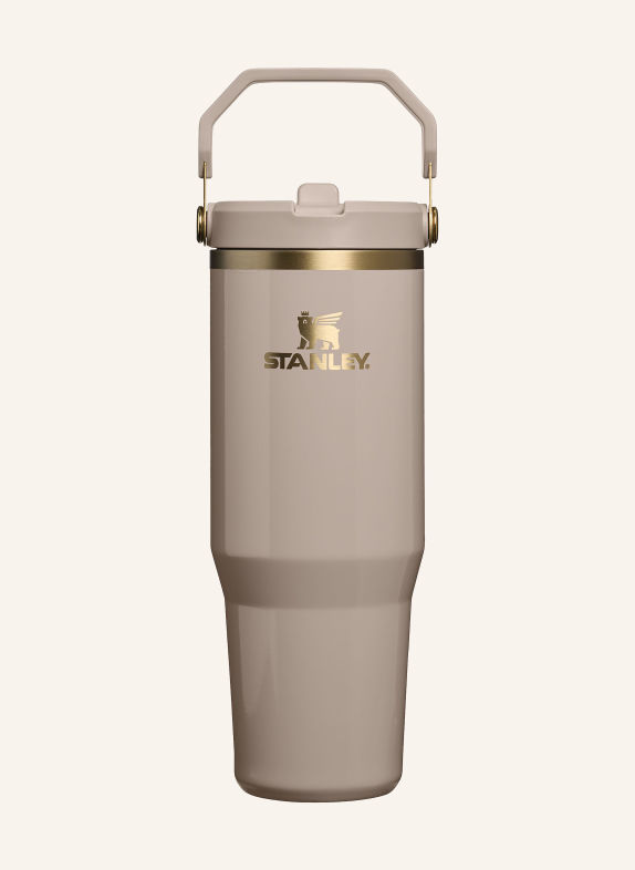 STANLEY Thermal mug THE ICEFLOW™ FLIP STRAW 2.0 TAUPE / GOLD