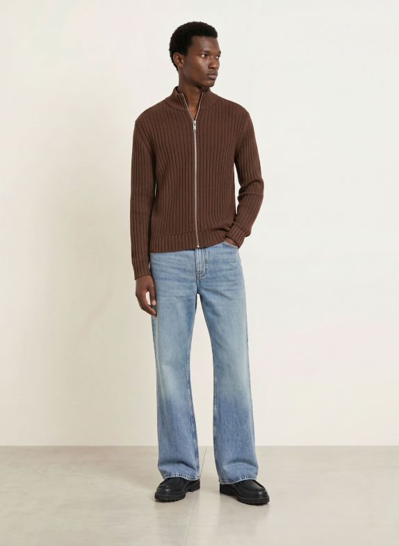 HUGO Cardigan SRITON BROWN