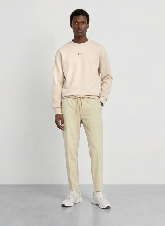 BOSS Sweatshirt STENSON BEIGE