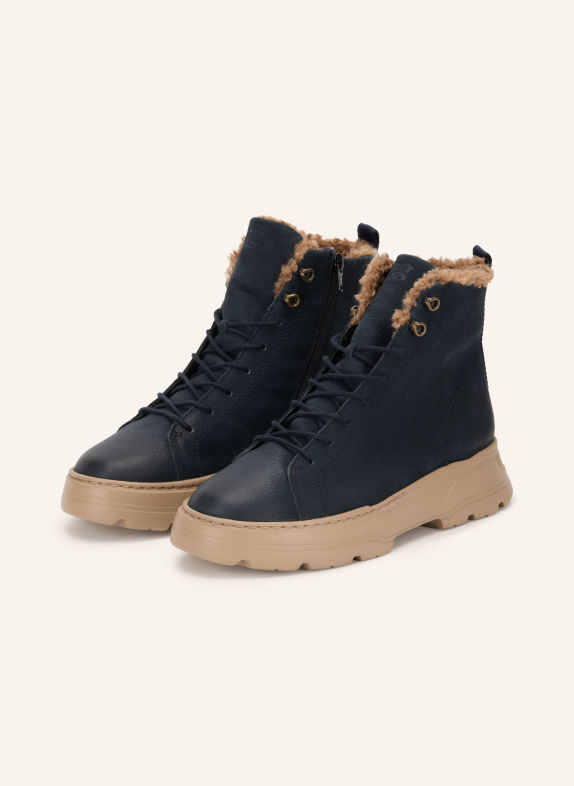 paul green Schnürboots DONKERBLAUW