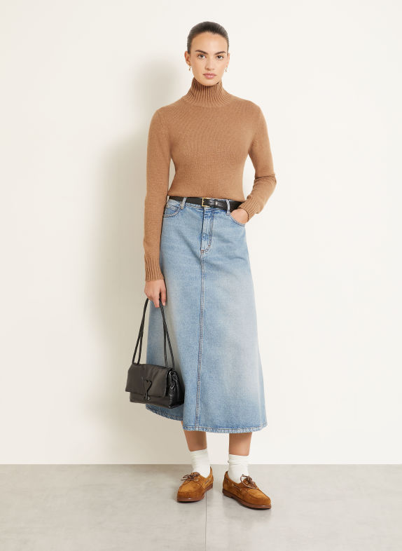 AMI PARIS Cashmere sweater CAMEL
