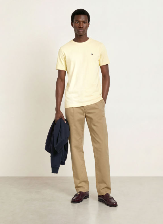 TOMMY HILFIGER T-shirt LIGHT YELLOW