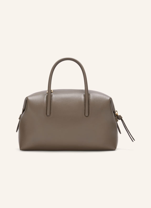 DEMELLIER Sac à main THE SMALL STOCKHOLM TAUPE / OR