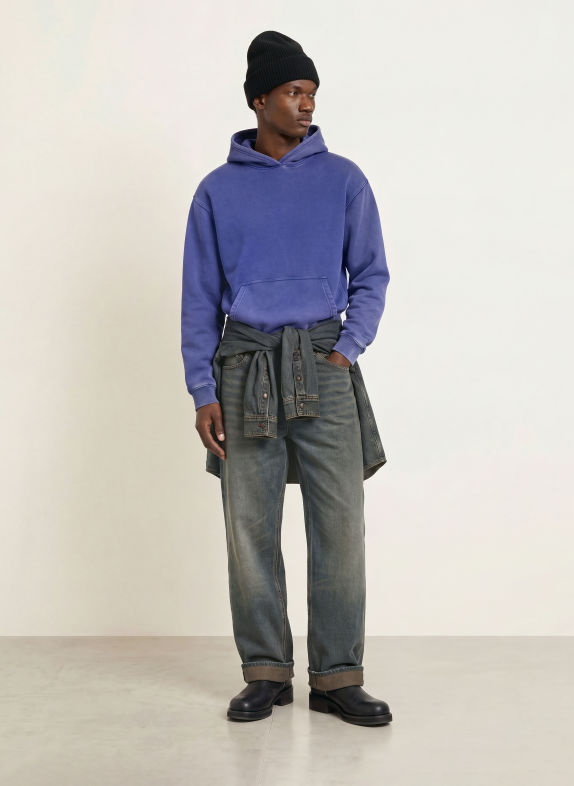 DRYKORN Sweat à capuche KAMILIO BLEU